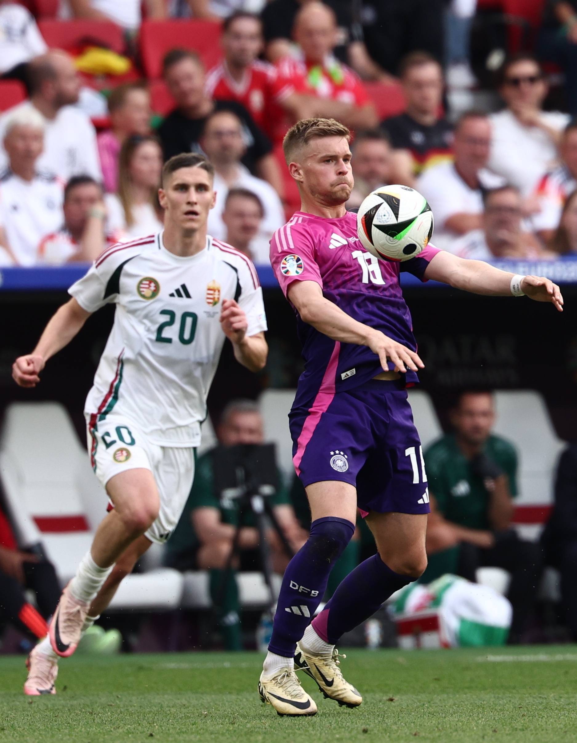 欧洲杯预选赛：德国全面占优势，实力无敌